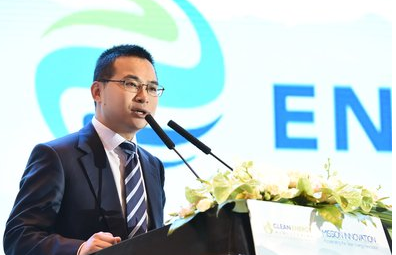 遠(yuǎn)景能源CEO張雷在全球清潔能源部長峰會(huì)發(fā)表主旨演講