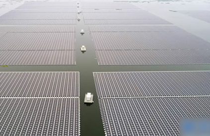 安徽淮南市水上漂浮式光伏發電站并網