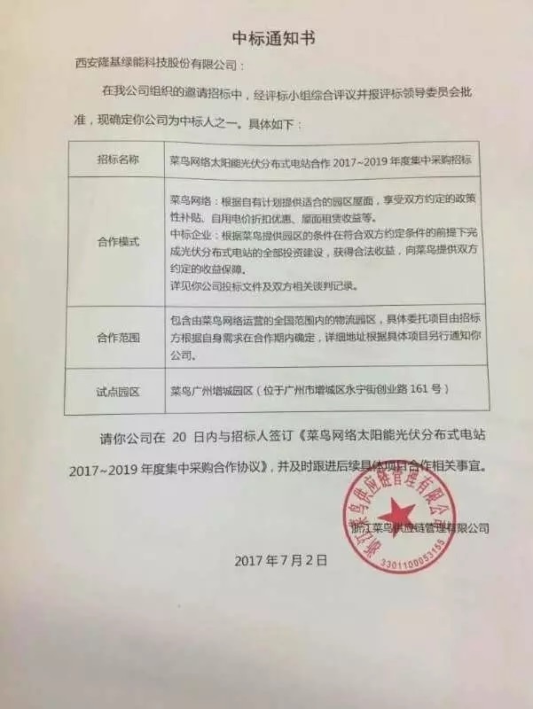 馬云來了！隆基新能源中標阿里巴巴菜鳥物流園超400萬平米屋頂分布式項目