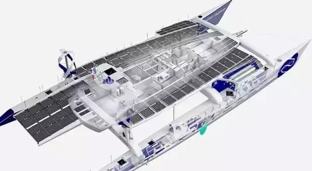 世界首艘“可再生能源”動力船即將環游世界