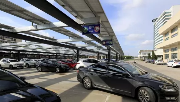 “光伏發電+停車場“亮相安徽全椒