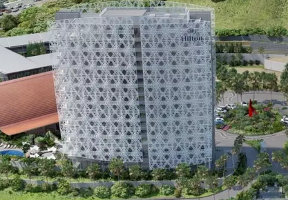 興業太陽能喜獲巴新首座希爾頓酒店項目