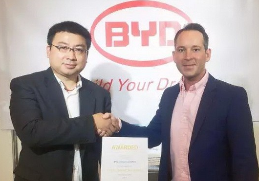 比亞迪儲能再獲國際大獎 美國“雙子星”項目揚名業界