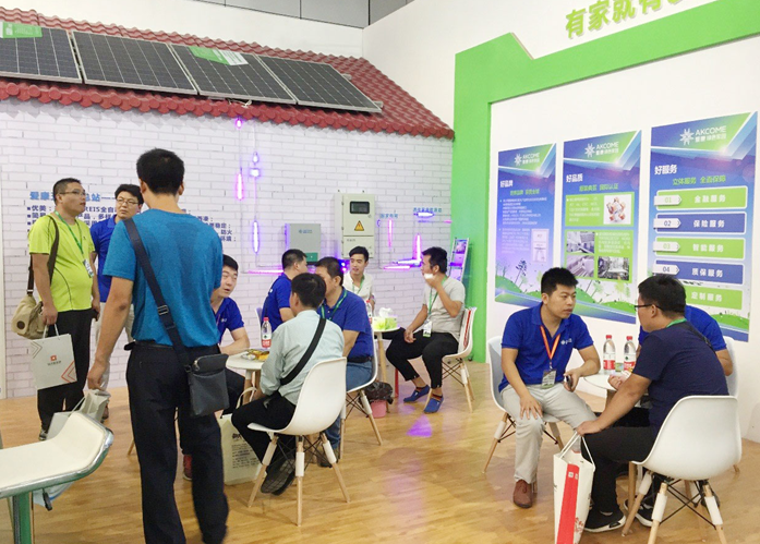 驚艷京津冀--愛康五好家電站亮相光伏發電產業展覽會