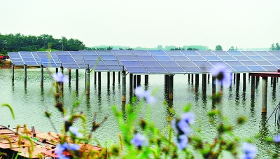 安徽合肥海寶村水上光伏電站將于2018年上半年并網發電（圖）