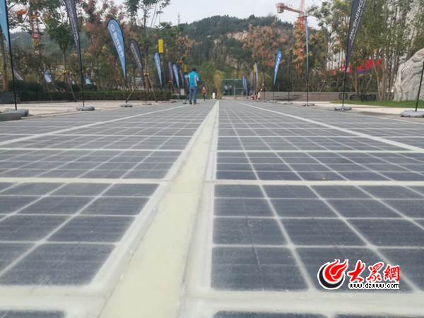 國內首條太陽能公路落戶濟南 年底將在高速公路試點(圖)