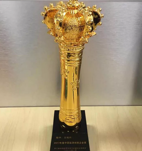 中利集團董事長王柏興當選“2017年度中國能源創新企業家”