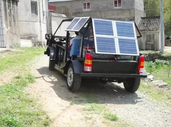 高手在民間 花1.5萬造出能跑70公里的光伏汽車！