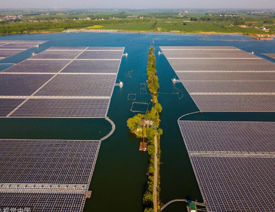 圖賞安徽淮北領跑者漂浮式光伏電站（組圖）