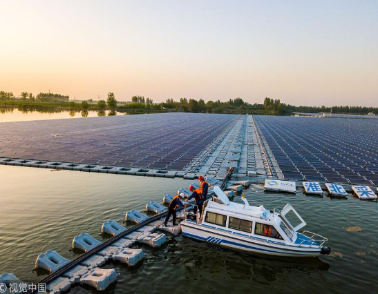 圖賞安徽淮北領跑者漂浮式光伏電站（組圖）