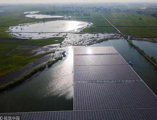 圖賞安徽淮北領跑者漂浮式光伏電站（組圖）