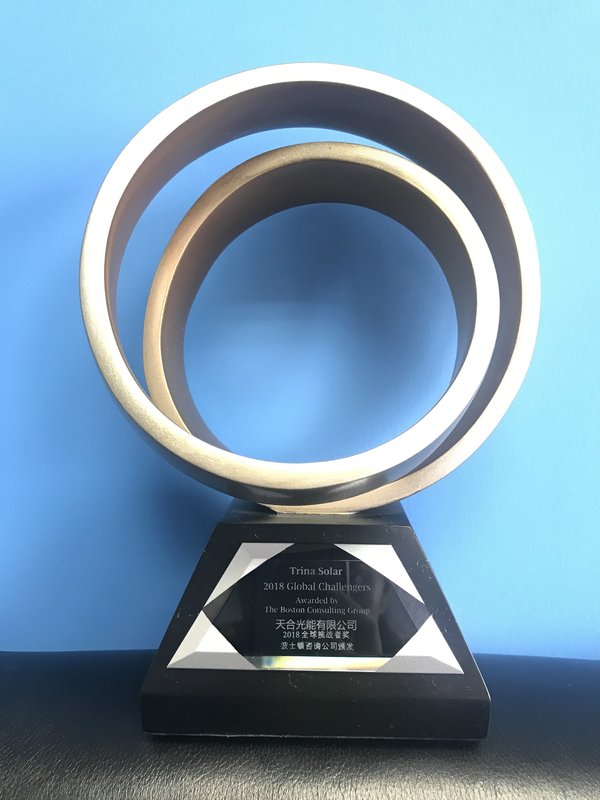 天合光能再次榮登波士頓咨詢“全球挑戰者”百強榜單