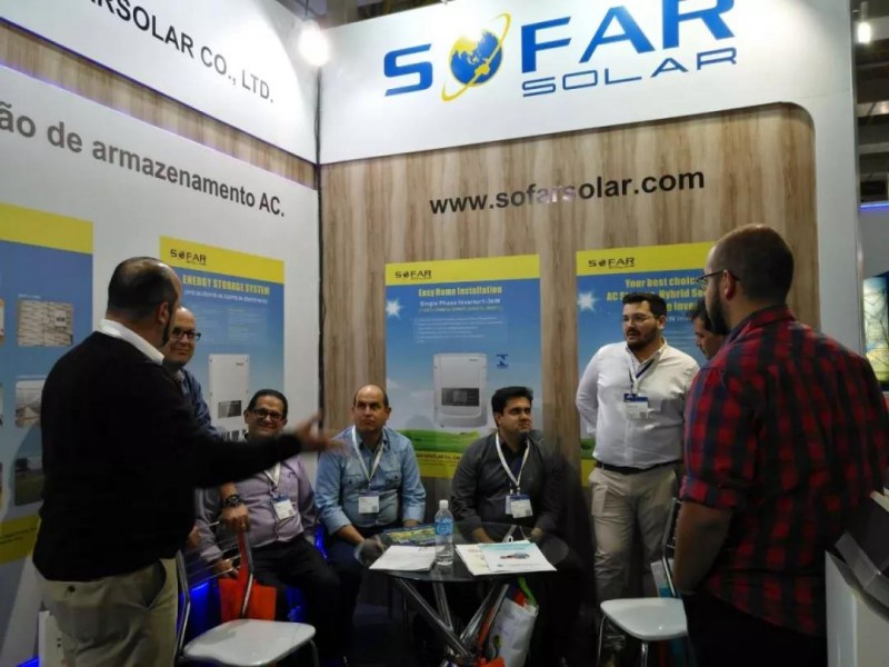 首航新能源亮相巴西太陽能光伏展，逆變器產品受青睞