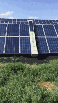 有創動光伏無水清潔機器人代班，咱光伏人國慶可以輕松浪啦！